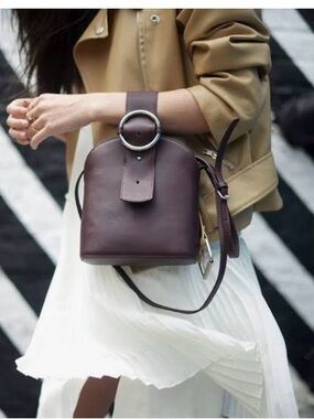 PARISA WANG Addicted mini backpack Bag in Deep Burgundy!!